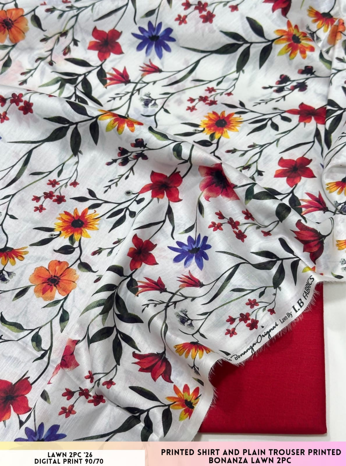 Bonanza Satrangi Lawn 2pc