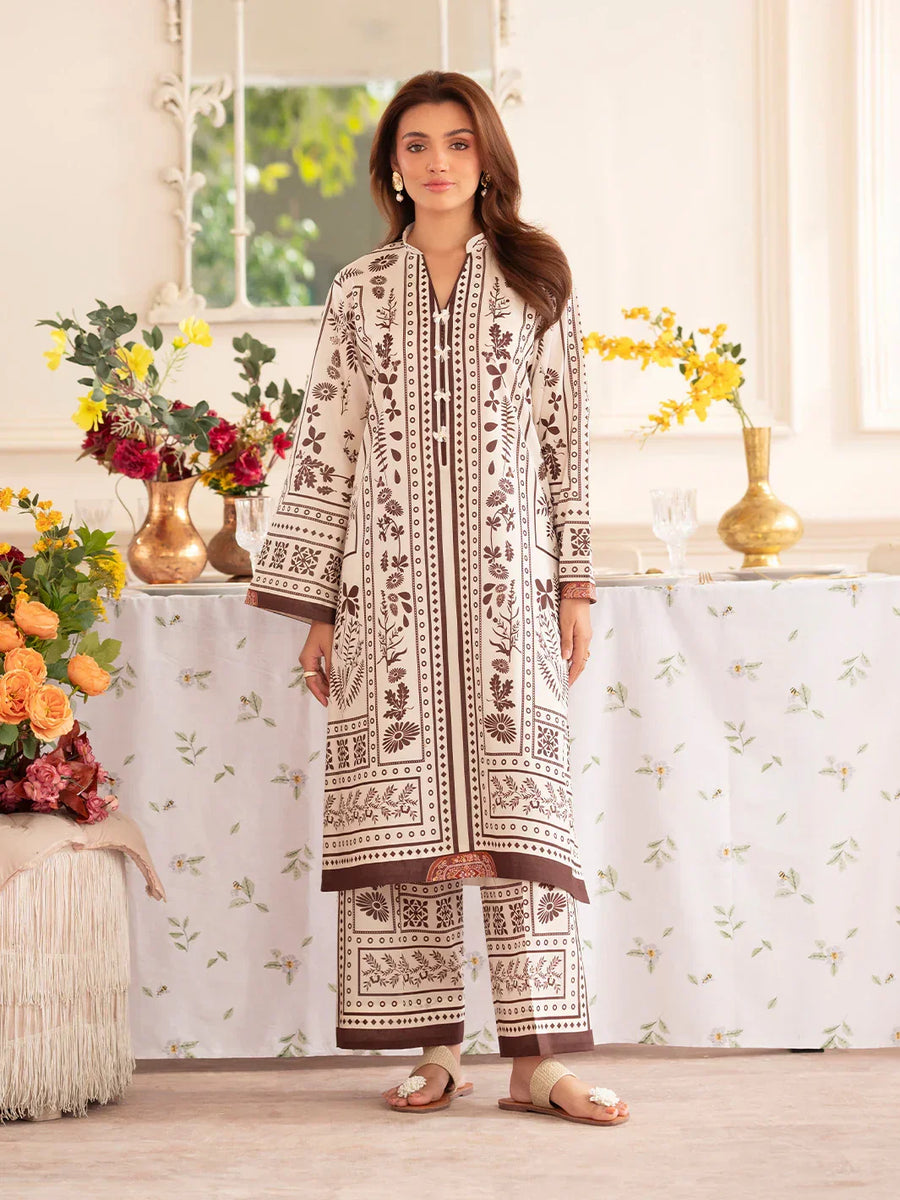 MAHNUR Digital Printed Co-Ords Set (Shirt & Trouser)
