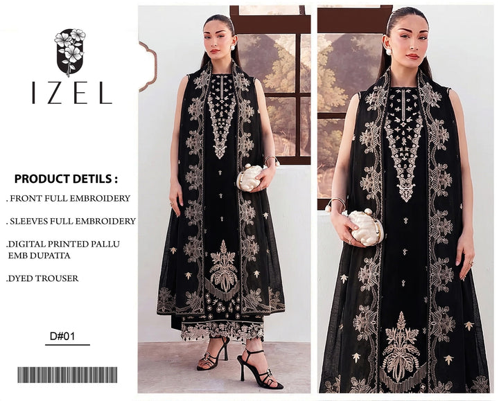 Dhanak 3PC – Heavy Embroidered Collection, women's unstitched embroidered dhanak 3 piece suit