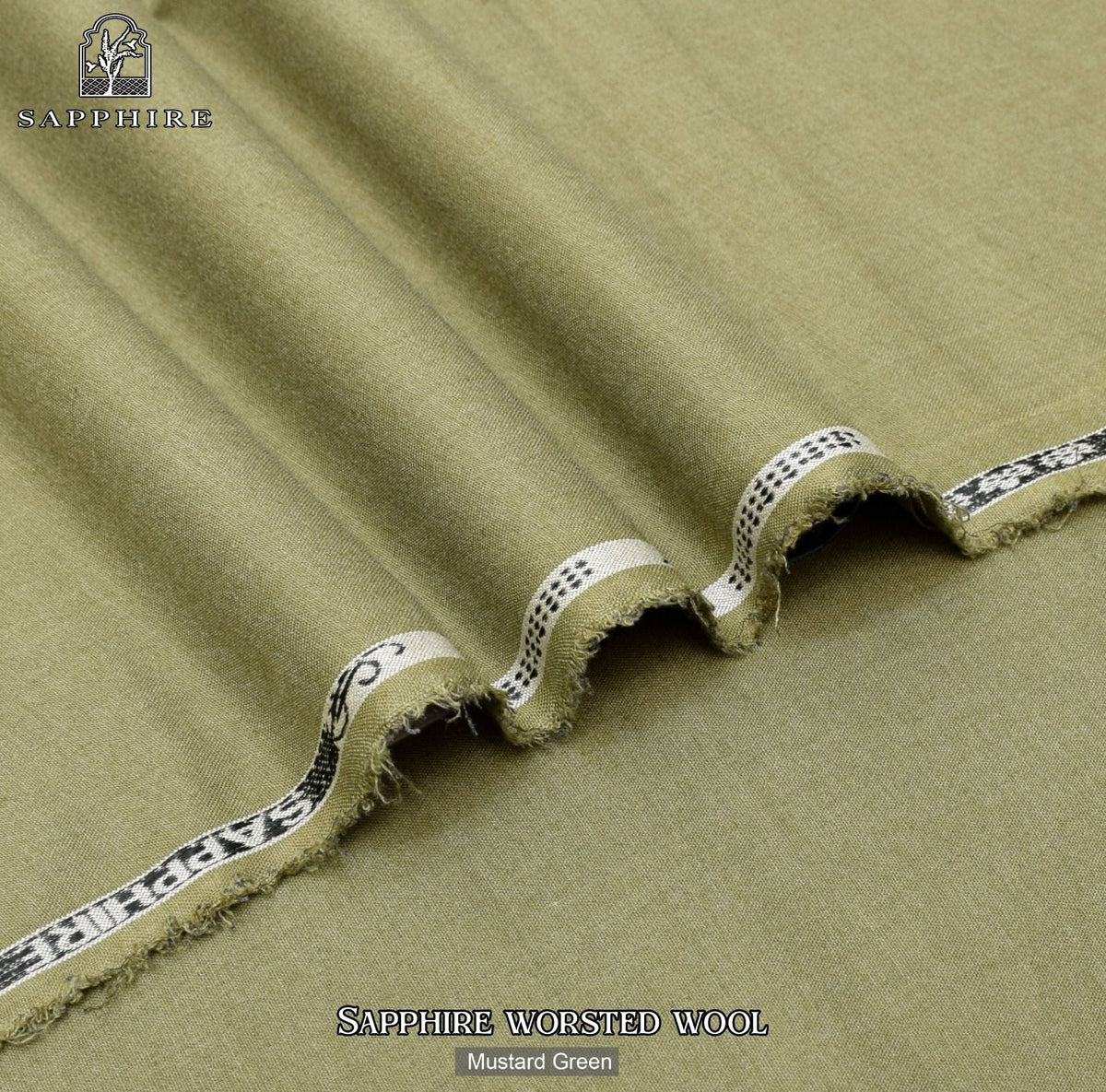 SAPPHIRE WASH N WEAR (4 SEASON) – Mustard Green