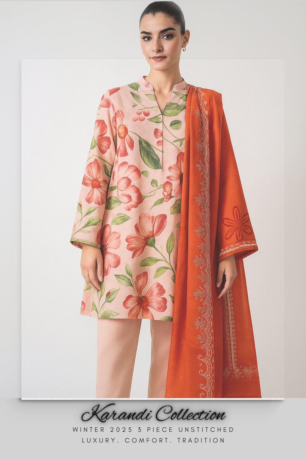 Karandi 3 Piece Unstitched