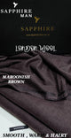 SAPPHIRE MAN London Wool (Winter) – Maroonish Brown, men's unstitched winter fabric
