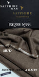 SAPPHIRE MAN London Wool (Winter) – Mud, men's unstitched winter fabric
