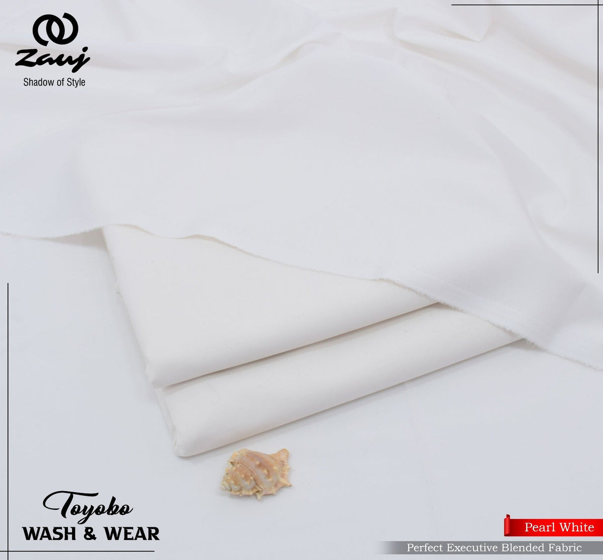 TOYOBO WASH & WEAR – Pearl White