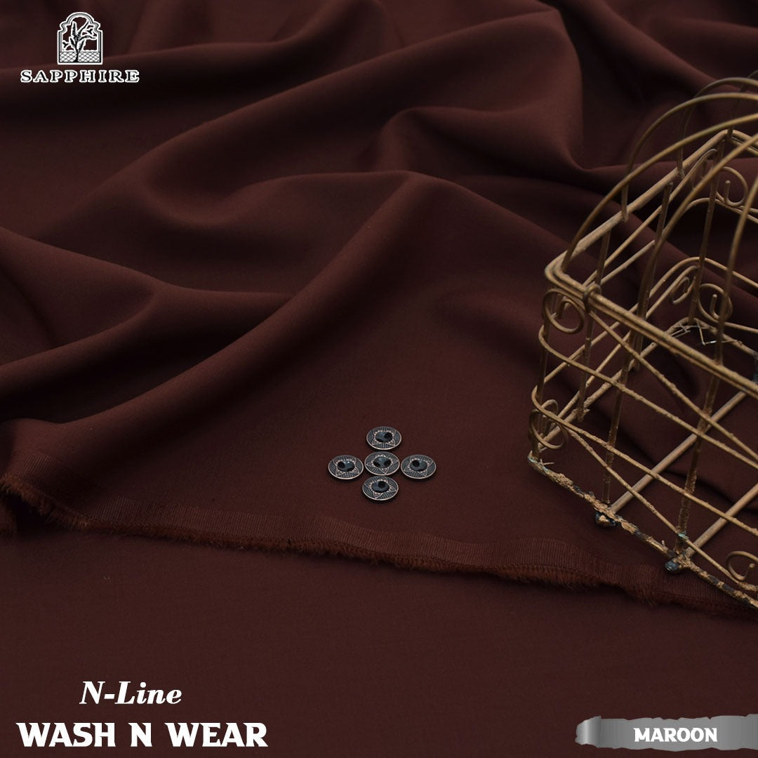 Sapphire Wash & Wear (Maroon)