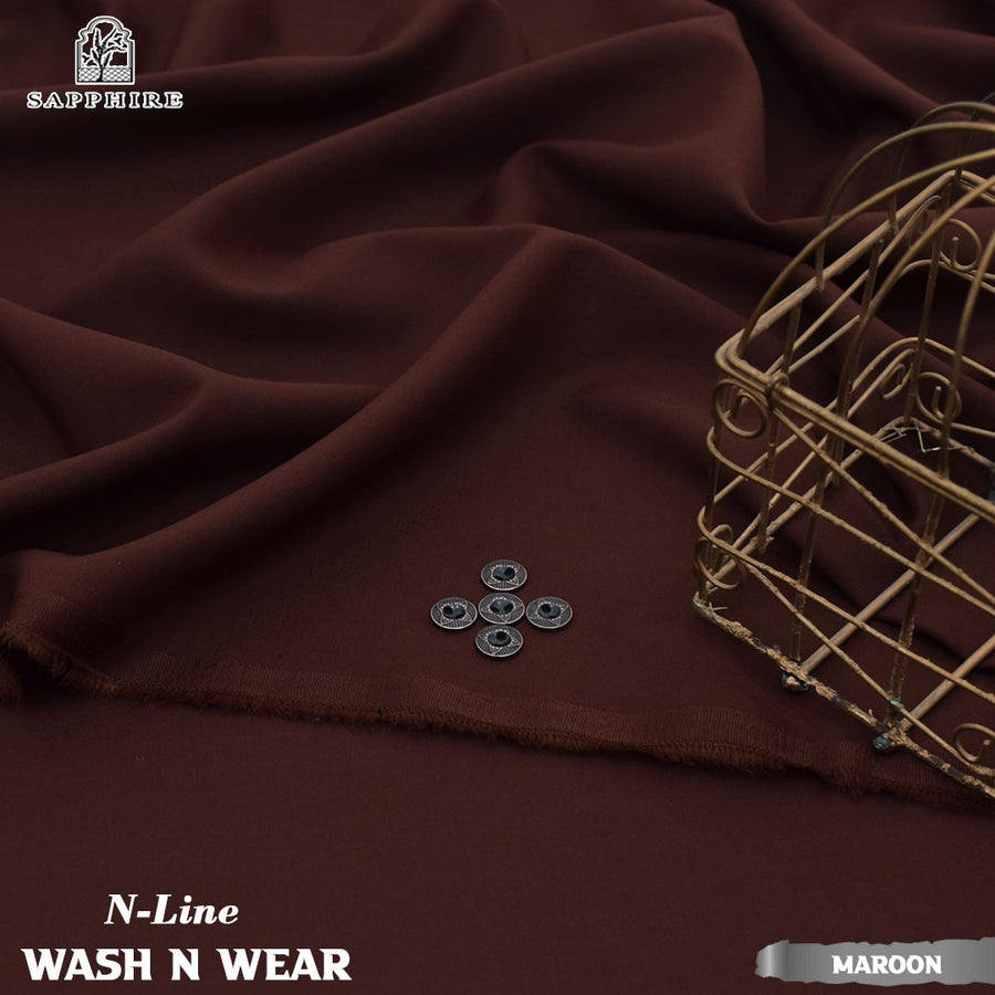 Sapphire Wash & Wear (Maroon)