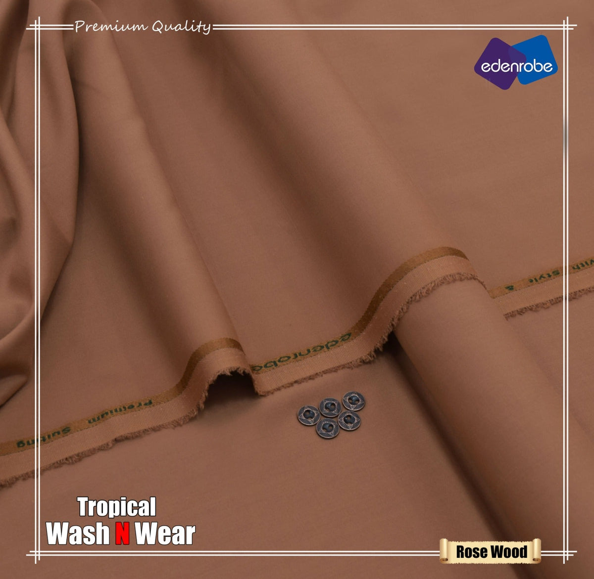 Eden Robe Premium Summer Wash & Wear (Rose Wood)