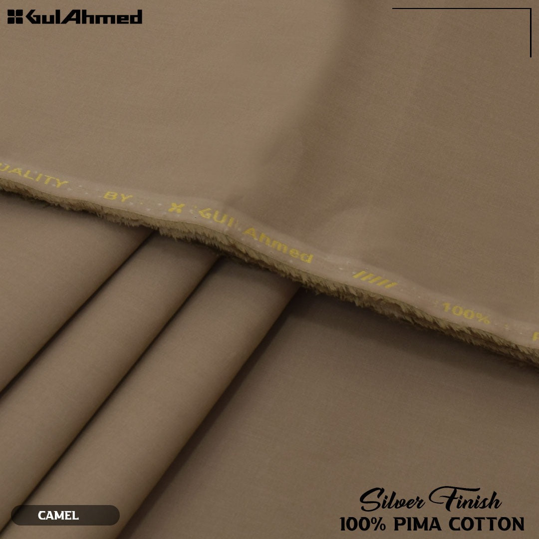 Gul Ahmed Silver Finish Cotton (Camel)