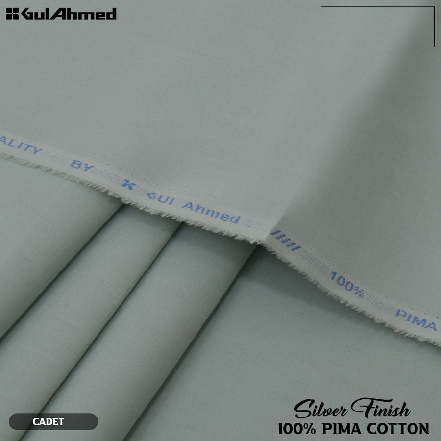 Gul Ahmed Silver Finish Cotton (Cadet)