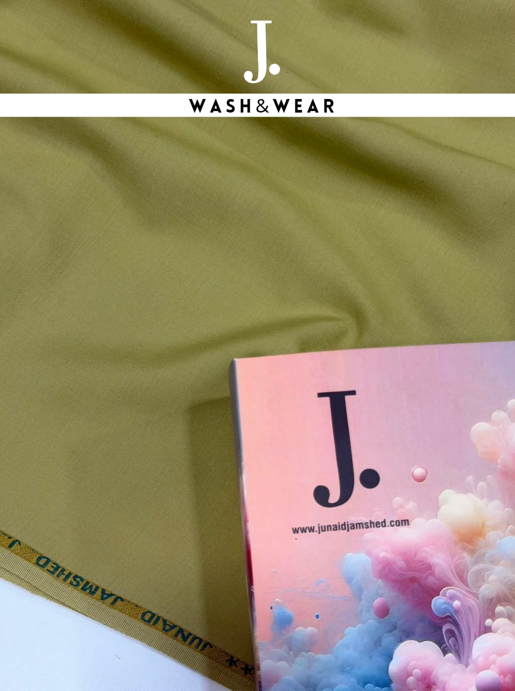 J. Junaid Jamshed Wash & Wear Unstitched C-009