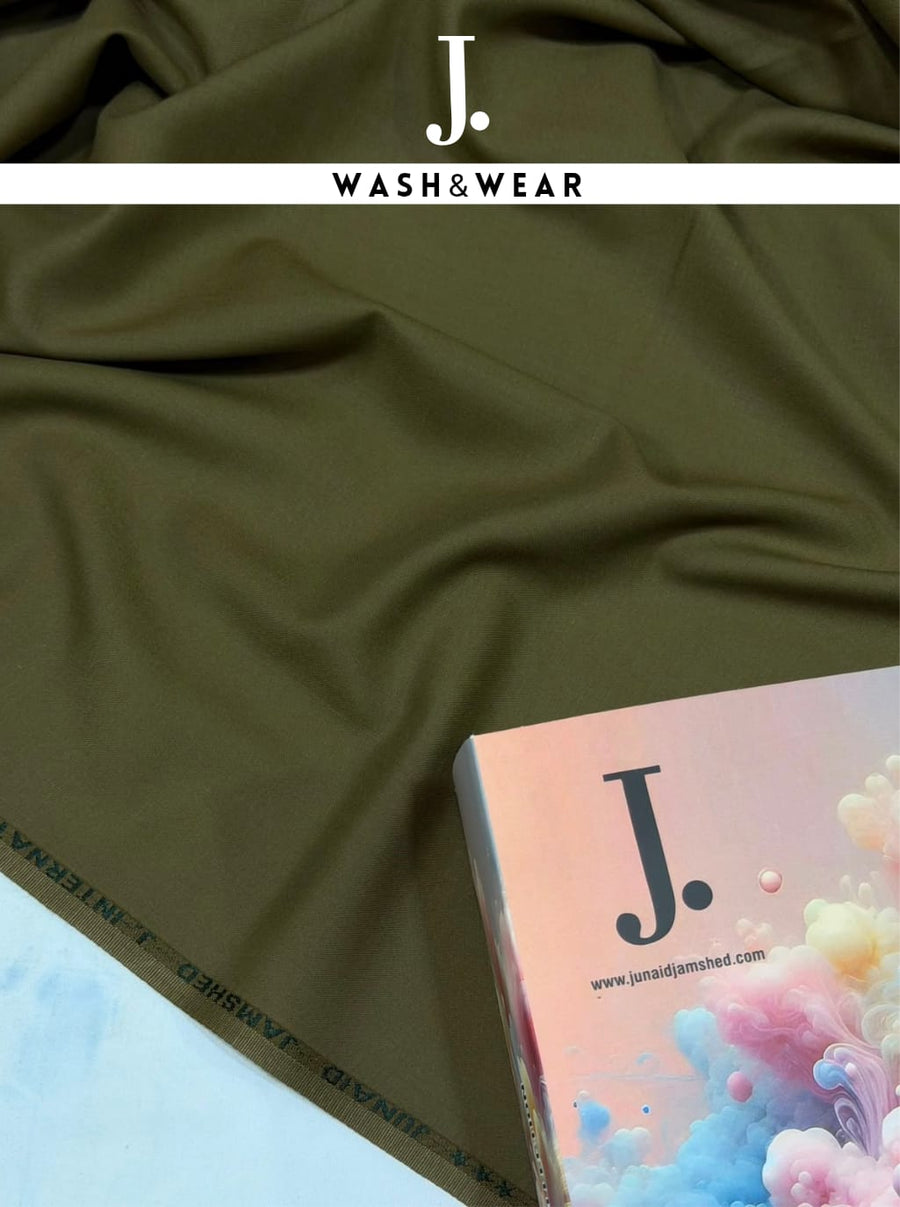 J. Junaid Jamshed Wash & Wear Unstitched C-004