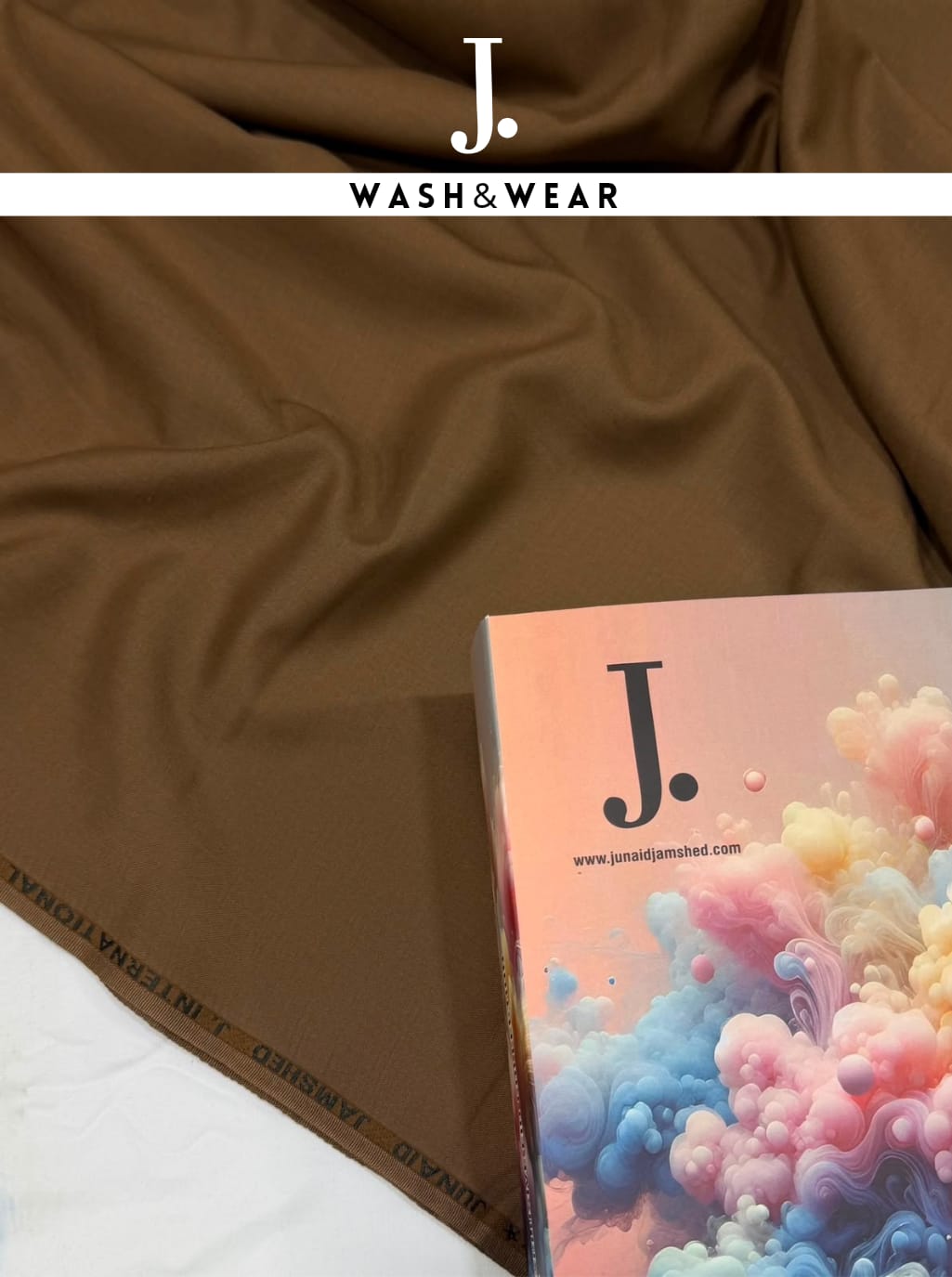 J. Junaid Jamshed Wash & Wear Unstitched C-003
