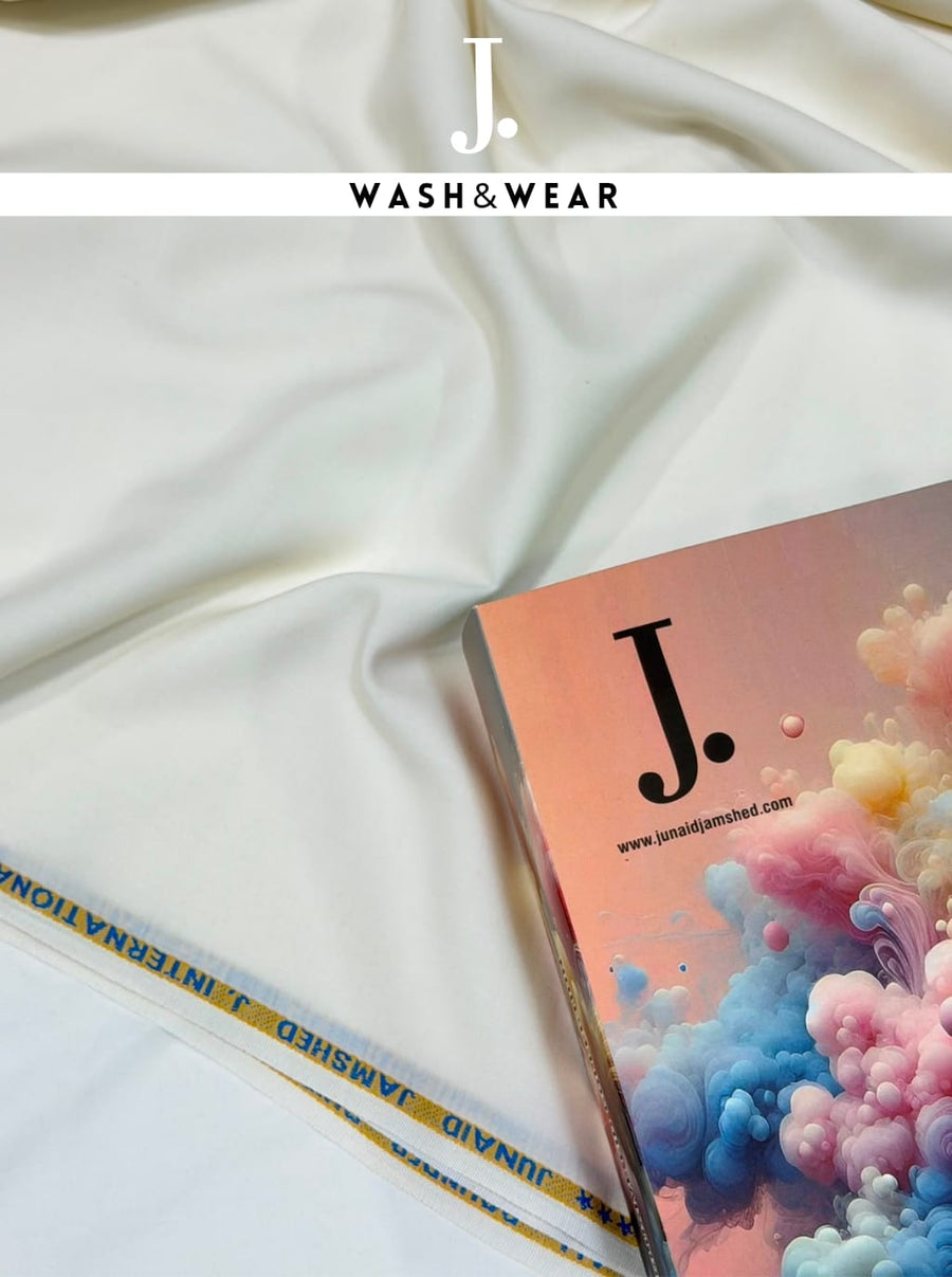 J. Junaid Jamshed Wash & Wear Unstitched C-001