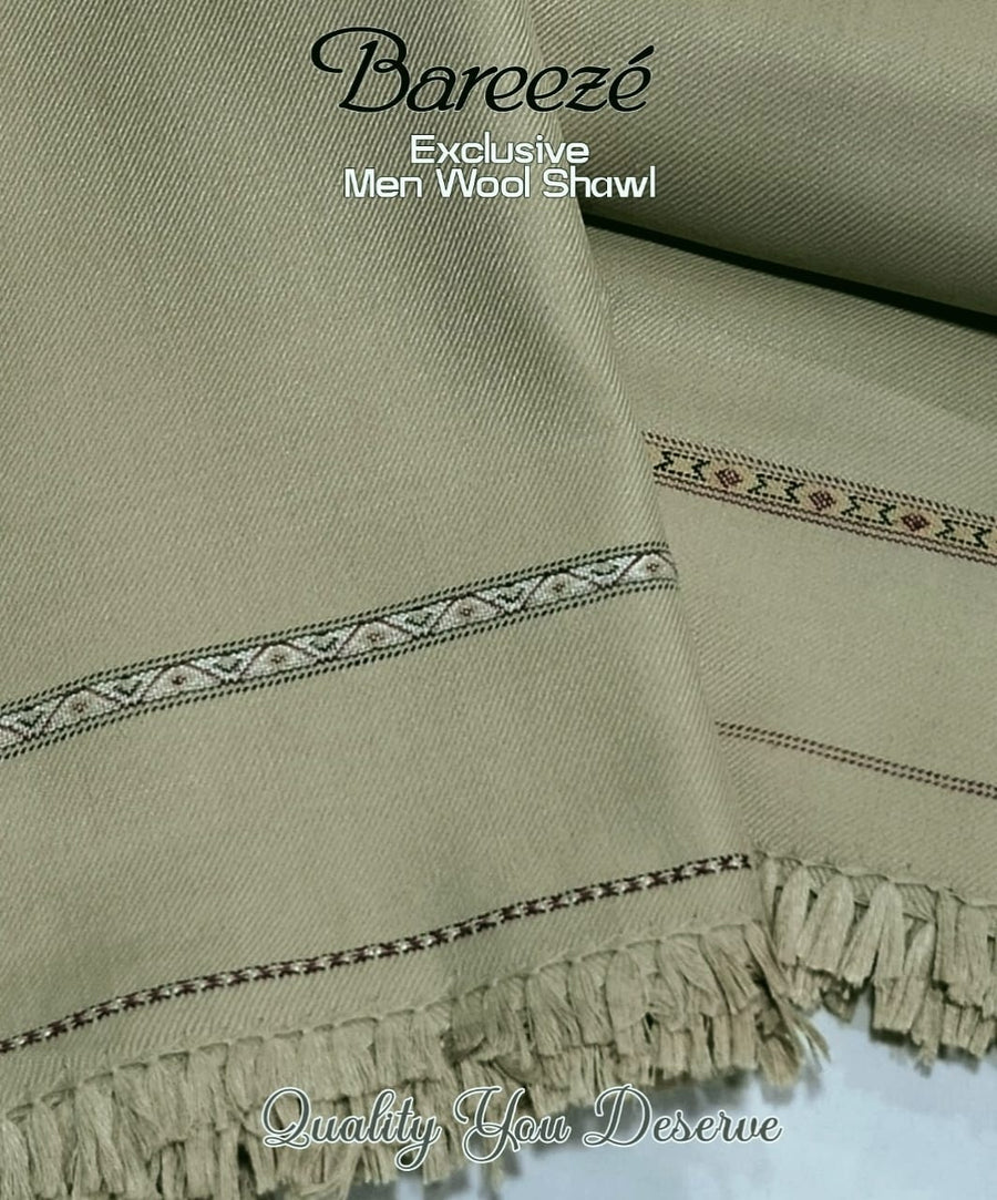 Bareeze Gents Wool Shawl – Pista