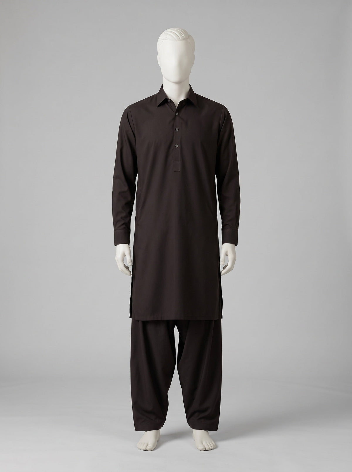 J. Gift Box Packing Winter (4 Season Wash & Wear) – Malaysia shalwar kameez on a mannequin (stitching idea, sold unstitched)